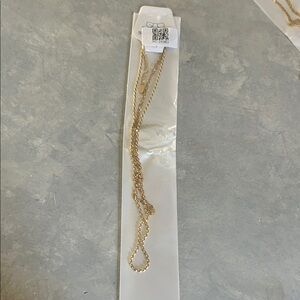 Delicate Gold-Tone Layered Necklace for Women